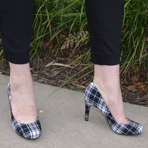 Kelly & Katie Plaid Heels